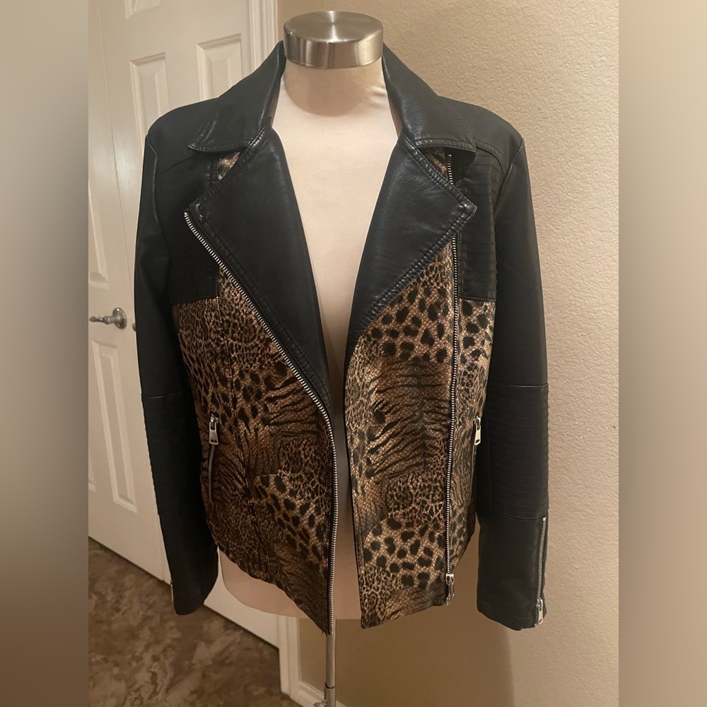Faux Leather Jacket